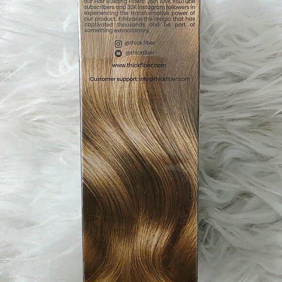 NIB Thick Fiber Hair Building Fibers, Medium Blonde, Anti-Itch - Picture 4 of 7